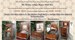 Desktop Screenshot of antiquemusicboxes.com